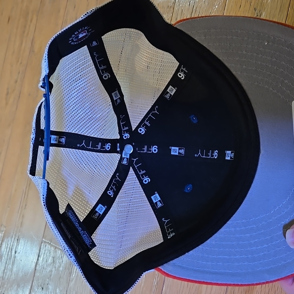 New Era New York Mets Squared  Low Profile 9FIFTY Snapback Hat Adjustable Blue - Picture 8 of 13